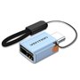 Adaptador OTG USB 3.1 Vention CUBH0, USB Tipo-C Macho - USB Fêmea, Azul
