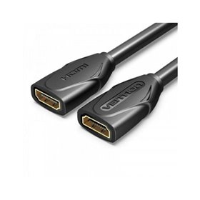 Extensão HDMI Vention AAXBD, HDMI Fêmea - HDMI Fêmea, 50cm, Preto