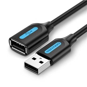 Extensão USB 2.0 Vention CBIBJ, USB Macho - USB Fêmea, 480Mbps, 5m, Preto