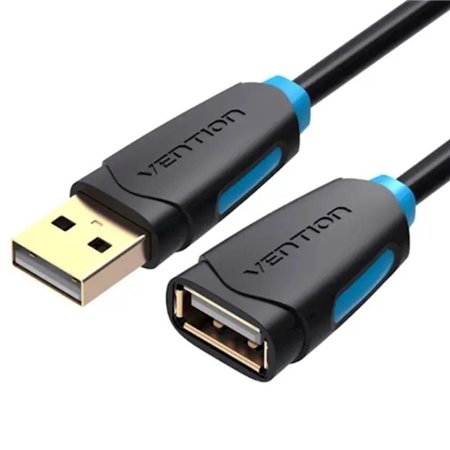 Extensão USB 2.0 Vention CBCBI, USB Macho - USB Fêmea, 3m, Preto