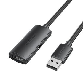 Extensão USB 2.0 Vention CBKBJ, USB Macho - USB Fêmea, 480Mbps, 5m, Preto
