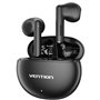 Auriculares Bluetooth Vention ELF 06 NBKB0 com caixa de carregamento, Autonomia 6h, Pretos