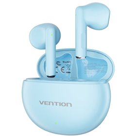 Auriculares Bluetooth Vention ELF 06 NBKS0 com caixa de carregamento, Autonomia 6h, Azuis