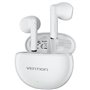 Auriculares Bluetooth Vention ELF 06 NBKW0 com caixa de carregamento, Autonomia 6h, Brancos