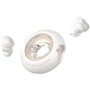 Auriculares Bluetooth Vention NBRN0 com caixa de carregamento, Autonomia 6h, Bege