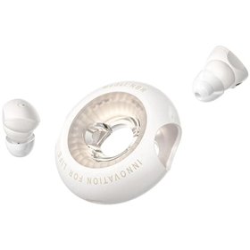 Auriculares Bluetooth Vention NBRN0 com caixa de carregamento, Autonomia 6h, Bege