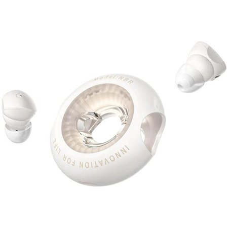 Auriculares Bluetooth Vention NBRN0 com caixa de carregamento, Autonomia 6h, Bege