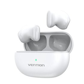 Auriculares Bluetooth Vention Tiny T12 NBLW0 com caixa de carregamento, Autonomia 6h, Brancos