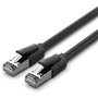 Cabo de Rede RJ45 UTP 26AWG Vention IKKBJ Cat.8, Gaming, 5m, Preto