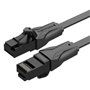 Cabo de Rede RJ45 UTP Vention IBABE Cat.6, 75cm, Preto