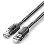 Cabo de Rede RJ45 UTP Vention IBRBD Cat.6, 50cm, Preto