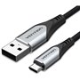 Cabo USB 2.0 Vention COCHD, USB Macho - MicroUSB Macho, 480Mbps, 50cm, Preto