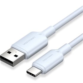 Cabo USB 2.0 Tipo-C Vention CTQLH, USB Tipo-C Macho - USB Macho, Até 60W, 480Mbps, 2m, Azul