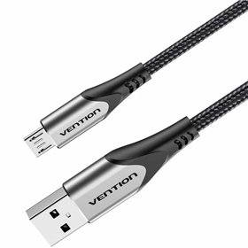 Cabo USB 2.0 Vention COAHH, microUSB Macho - USB Macho, Até 60W, 480Mbps, 2m, Cinza