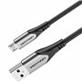 Cabo USB 2.0 Vention COAHH, microUSB Macho - USB Macho, Até 60W, 480Mbps, 2m, Cinza