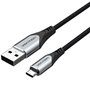 Cabo USB 2.0 Vention COCHH, microUSB Macho - USB Macho, 480Mbps, 2m, Cinza