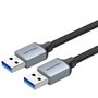 Cabo USB 3.0 Vention CTSHF, USB Macho - USB Macho, 5Gbps, 1m, Preto