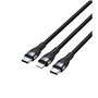Cabo USB Tipo-C Vention H17BAV, USB Tipo-C Macho - Lightning Macho, USB Tipo-C Macho, 60W, 480Mbps, 1.2m, Preto