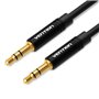 Cabo Stereo Vention BAKBD/ Jack 3.5 Macho - Jack 3.5 Macho/ 50cm/ Preto