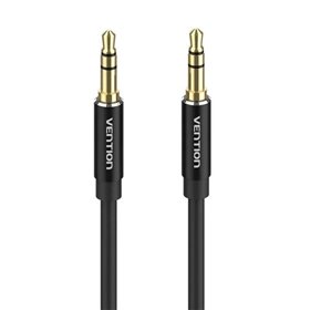 Cabo Stereo Vention BAXBI, Jack 3.5 Macho - Jack 3.5 Macho, 3m, Preto