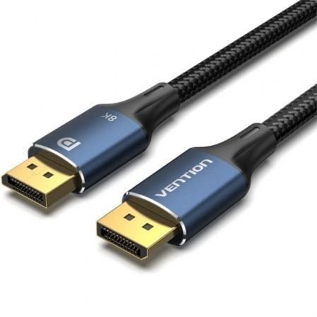 Cabo Vention HCELF, DisplayPort Macho - DisplayPort 8K Macho, 1m, Azul