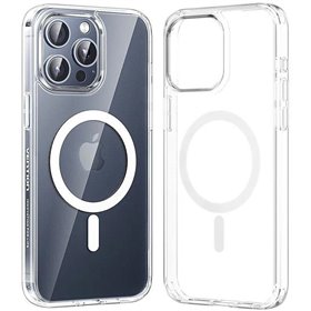 Capa Rígida com Magsafe Vention KUAT0-10, Compativel com iPhone 13, Transparente