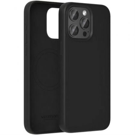 Capa de Silicone com Magsafe Vention KUEB0-30, Compativel com iPhone 14 Pro, Preta