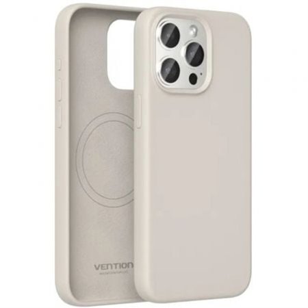 Capa de Silicone com Magsafe Vention KUEM0-30, Compativel com iPhone 14 Pro, Cinza Cascalho