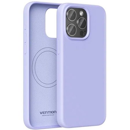 Capa de Silicone com Magsafe Vention KUDV0-30, Compativel com iPhone 13 Pro, Roxa