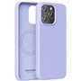 Capa de Silicone com Magsafe Vention KUFV0-10, Compativel com iPhone 15, Roxa