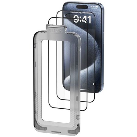 Protetor de ecrã em Vidro Temperado Vention KUJTCA-30 para iPhone 14 Pro + Ferramenta de Instalação Anti-pó