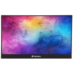 Monitor portátil Verbatim PM-14 de 14"/ Full HD/ Multimídia/ Preto