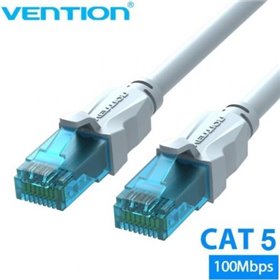 Cabo de Rede RJ45 UTP Vention VAP-A10-S5000 Cat.5e, 50m, Azul e Branco